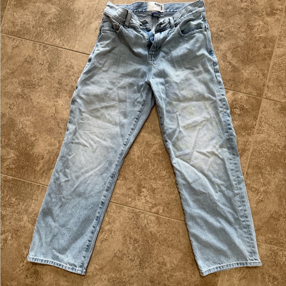 RARE DNM EDIT Light Indigo Baggy Jeans